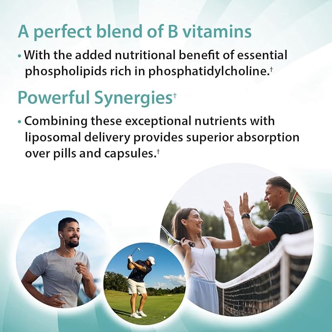 Aurora Nutrascience Mega-Liposomal B-Complex + Vitamin C, Supports Energy, Immune & Nervous System Health, Gluten Free, Non-GMO, Sugar-Free, Organic Fruit Flavor, 32 Servings, 16 Fl oz