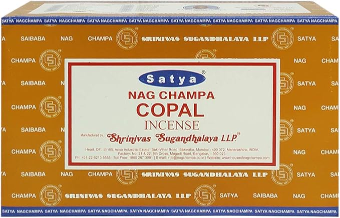 Copal Incense Sticks and Incense Stick Holder Bundle Insence Insense Satya Incense