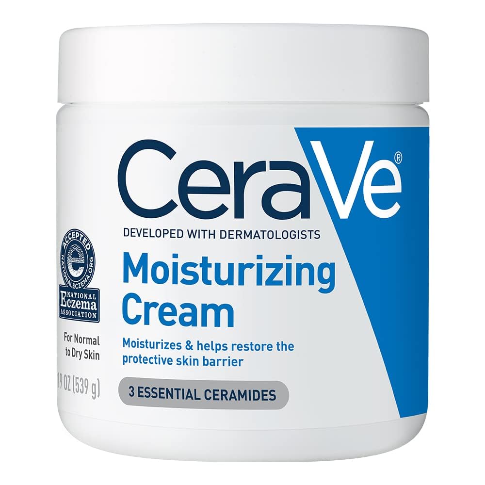 CeraVe Moisturizing Cream | Face & Body Moisturizer for Normal to Dry Skin - 8 Fl Oz