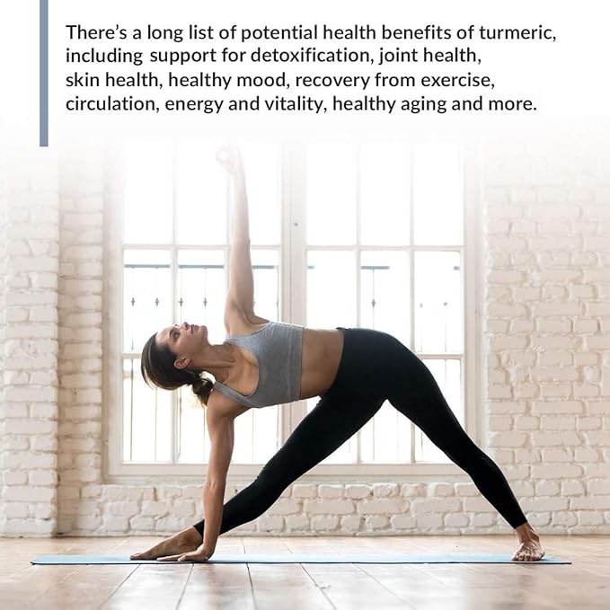 BioTrust Ageless Turmeric Supplement - CurcuWIN Turmeric Curcumin with Ginger Extract - 46x More Bioavailable, High Absorption, Long Lasting - Antioxidant Support (60 Capsules)