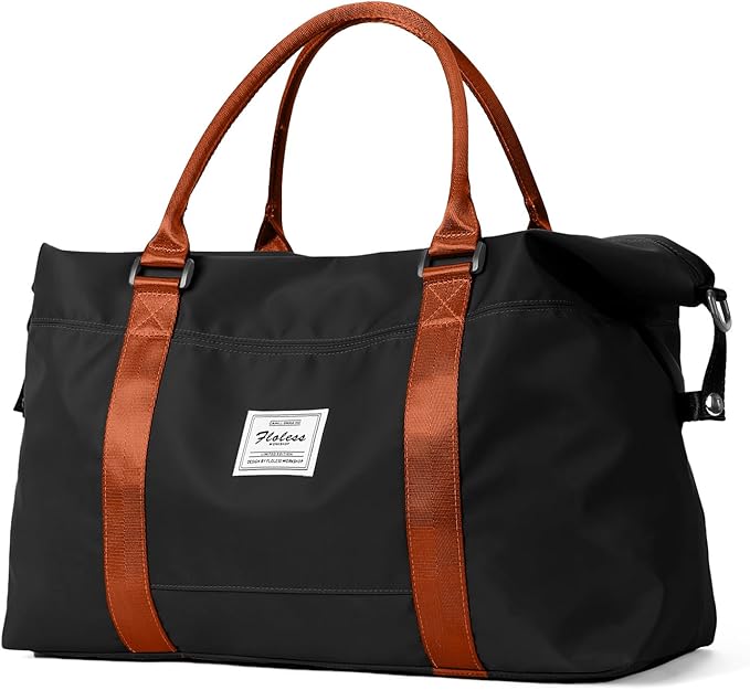 Travel Duffel Bag,Sports Tote Gym Bag,Shoulder Weekender Overnight Bag for Women