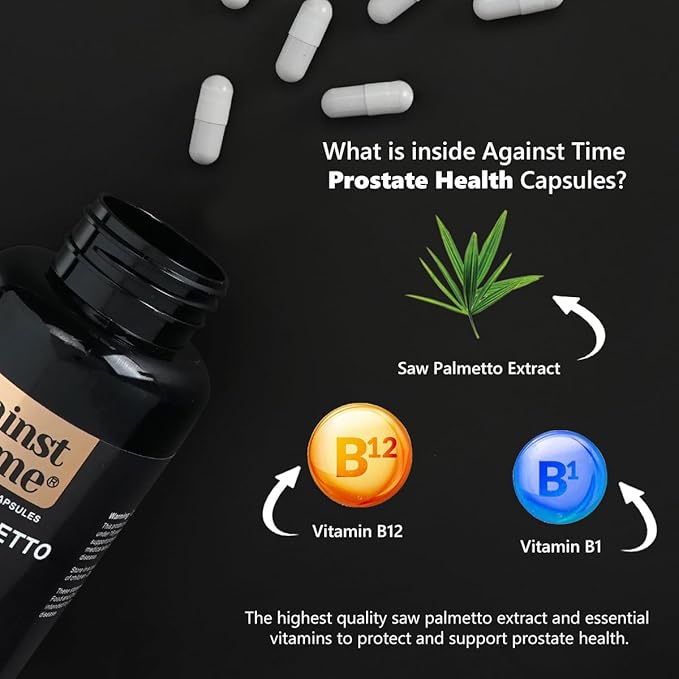 Ultra High Content Saw Palmetto Prostate Support Complex, 60 Capsules, with Vitamin B1 and B12