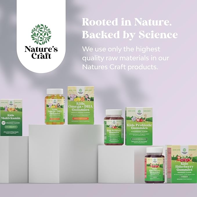 Kids Immunity Support Gummies - Delicious Vitamin C with Zinc and Echinacea Immune Booster Gummies for Kids - Vegan Gluten Free and Gelatin Free Chewable Gummy Vitamin Supplement for Children