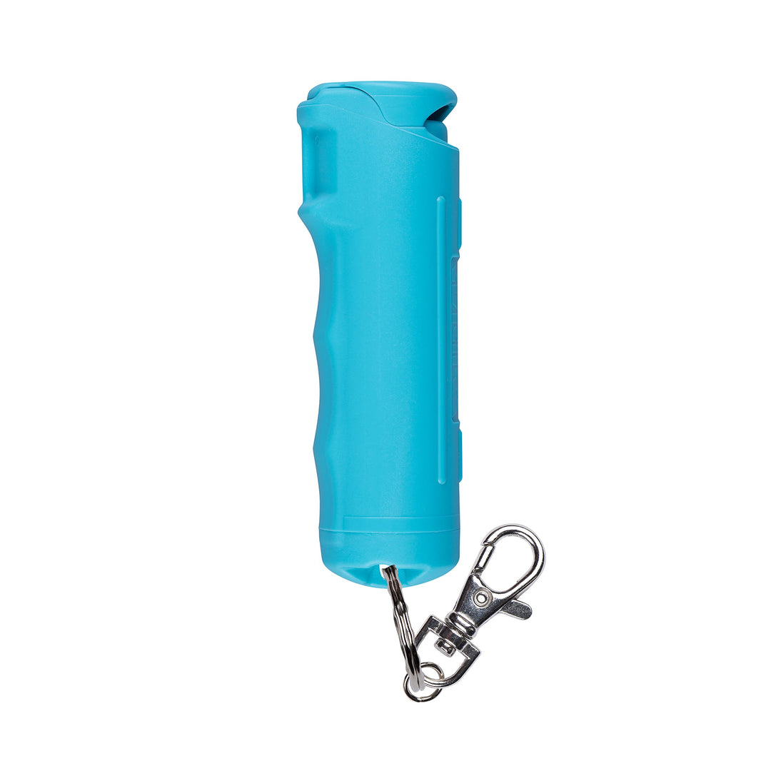 SABRE Pepper Gel with Fast Flip Top, Maximum Strength OC Spray, Snap Clip for Easy Carry and Fast Access, Finger Grip for More Accurate and Faster Aim, UV Marking Dye, 0.54 fl oz, Easy to Use Safety