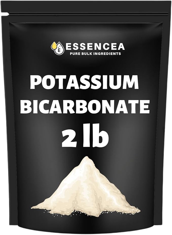 Potassium Bicarbonate 2lb by Essencea Pure Bulk Ingredients | Electrolyte and Leavening | Pure & Undiluted Potassium Supplement