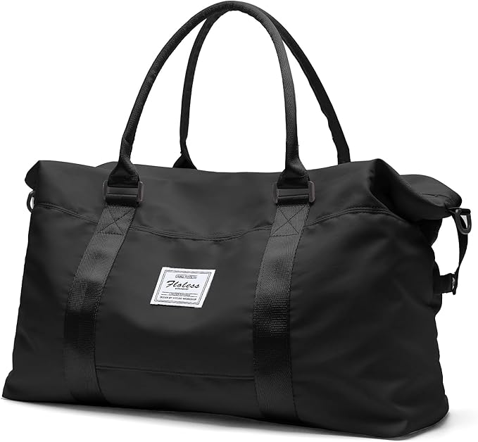 Travel Duffel Bag,Sports Tote Gym Bag,Shoulder Weekender Overnight Bag for Women