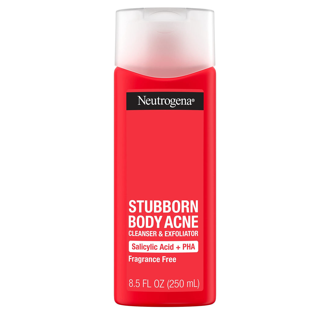 Neutrogena Stubborn Body Acne Cleanser & Exfoliator With Salicylic Acid & Pha For Acne-Prone Skin, Acne Treatment Gently Exfolia