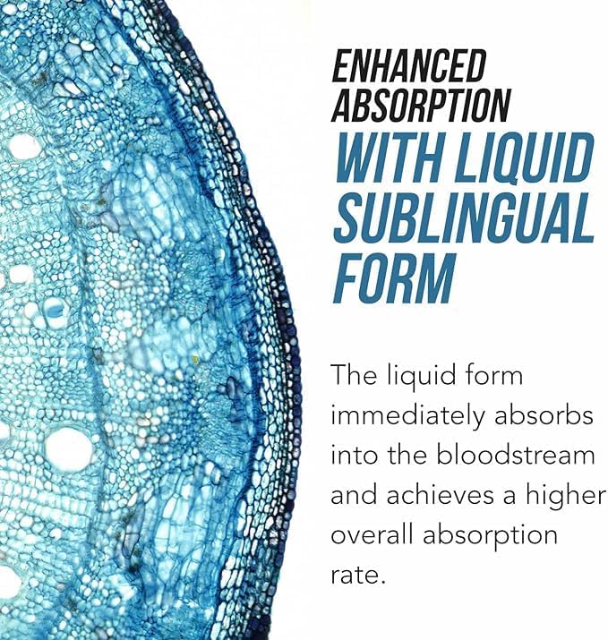 Organic Methyl Folate 1000 mcg + Methyl B12 Cofactor (300 Servings) – Metabolically Active 5-MTHF Form, Organic Berry Flavor, Liquid Sublingual Form – Mood, Cognition, Methylation, Pregnancy (1oz)