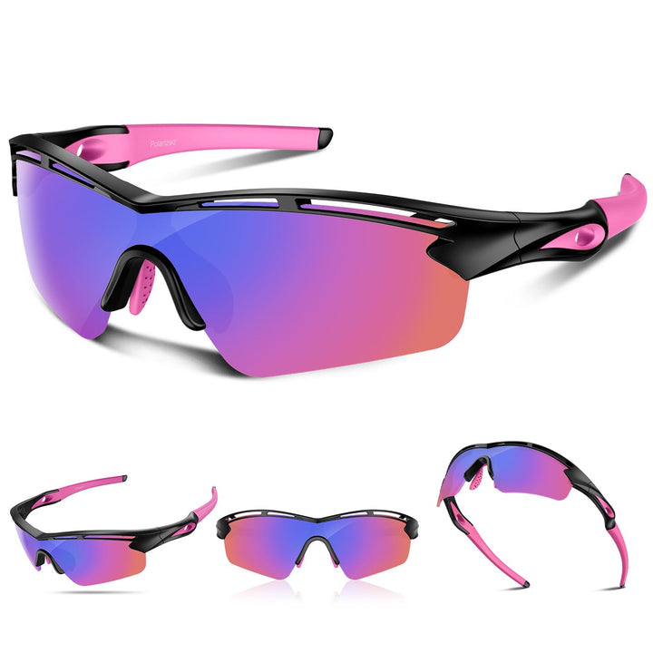 Polarized Sports Sunglasses for Men Women Youth Baseball Cycling Running Driving Fishing Tennis Golf Motor TAC UV400 TR90