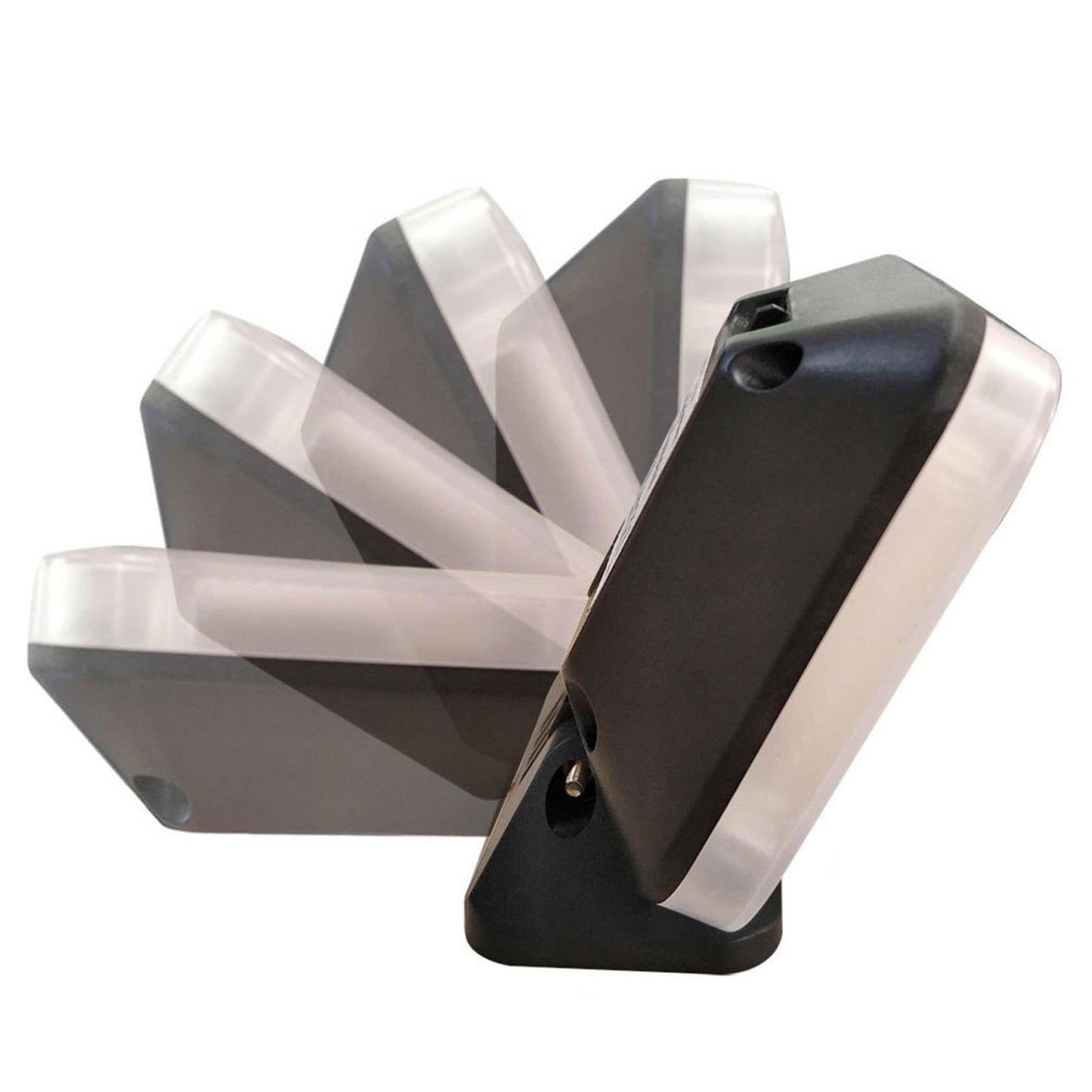 LED Lamp Fake TV Simulator Light, Anti-Burglar TV Light with 4 Modes, Deter Intruders - Timer & Dusk Sensor Night Security Lights for Home Security Burglary Protection (White)