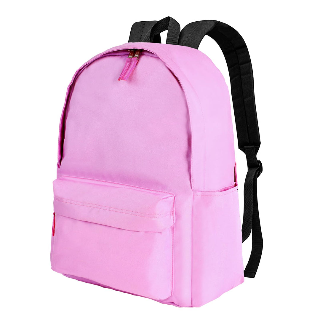 Vorspack Backpack for Men and Women - Basic Bookbag Casual Daypack Backpacks Lightweight Backpack for College Work Travel - Purple