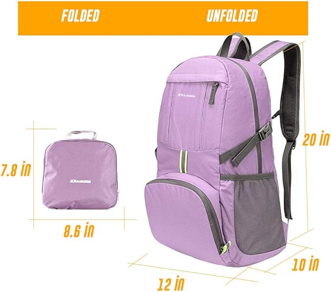 35L Lightweight Packable Backpack Waterproof Durable Hiking Travel Backpack Daypack