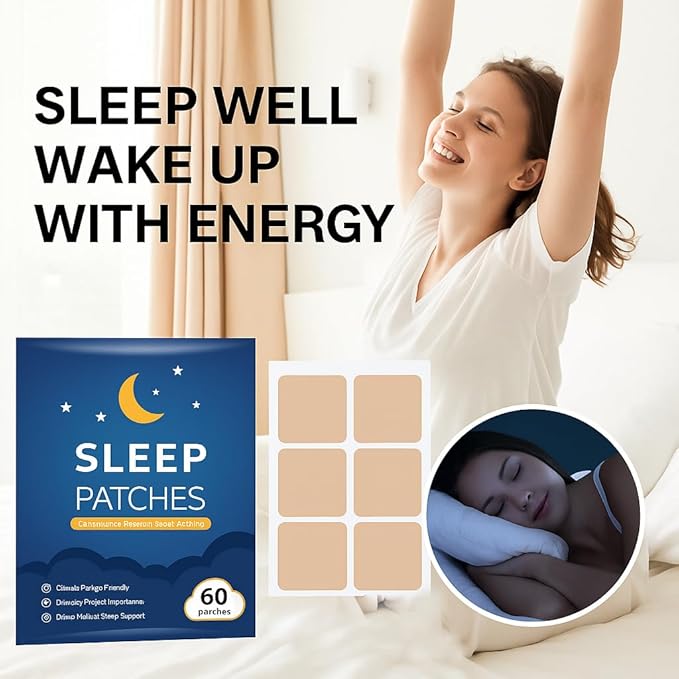 Sleep Patches for Adults Extra Strength 60 Pack，Natural Sleep Aid Patches for Deep Sleep, Sweet Dream Patches for Women & Men, Nighttime Sleeping Stickers for Night Comfort Rest