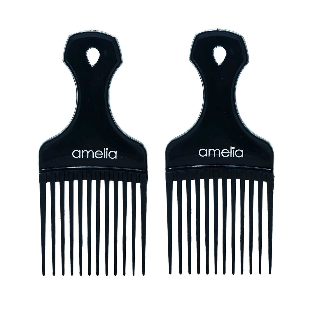 7In Plastic Pick Comb, Pack Of 2
