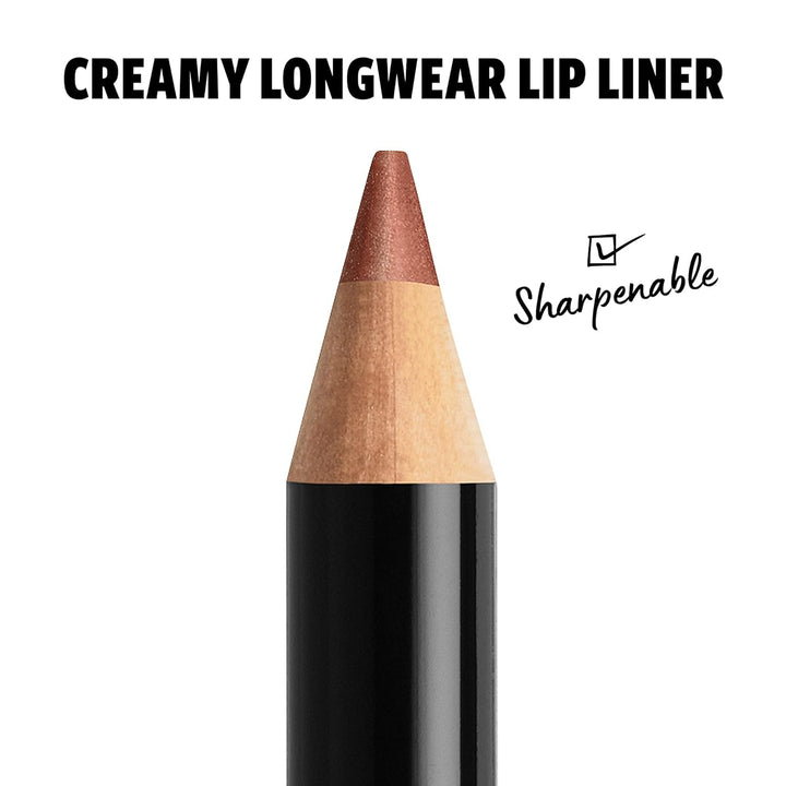 NYX Slim Lip Pencil | Long-Lasting Creamy Lip Liner | Hot Red - 2 Pack