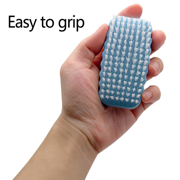 Nail Brush for Cleaning Fingernails Two Sided Hand Fingernail Scrub Brush Soft Stiff Nylon Bristles Nail Scrubber Brushes for Men Women Kids,2 PCS