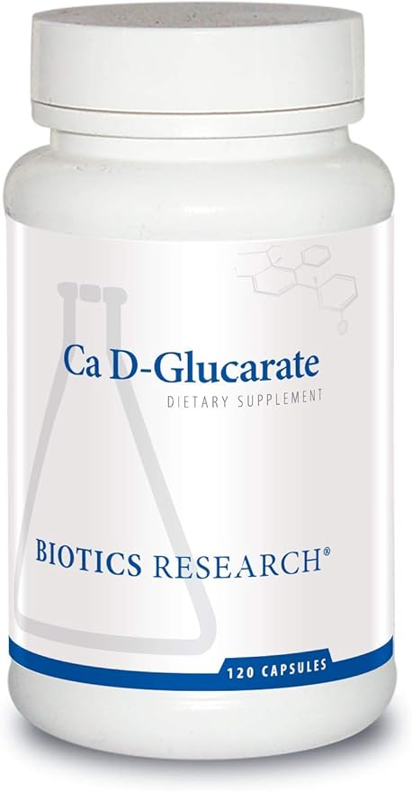 Biotics Research Ca D Glucarate Liver Detoxification, Eliminates Toxins, Strong Bones, Hormonal Health, Heart Health, Healthy Body Composition, Raw Organic Vegetable Culture 120 Count