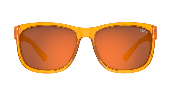 Tifosi Optics Swank XL Sunglasses (Amber Blaze, Atomic Orange Mirror with AR)