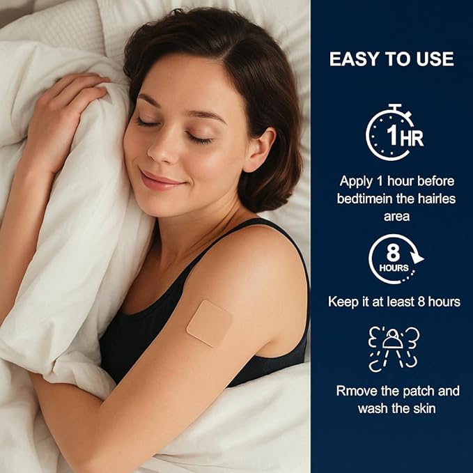Sleep Patches for Adults Extra Strength 60 Pack，Natural Sleep Aid Patches for Deep Sleep, Sweet Dream Patches for Women & Men, Nighttime Sleeping Stickers for Night Comfort Rest