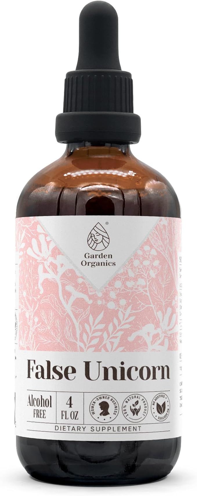 False Unicorn Alcohol-Free Natural Tincture Extract, Immune System Booster, Liquid Drops Made from 100% False Unicorn (Chamaelirium luteum) Dried Root (4 fl oz)