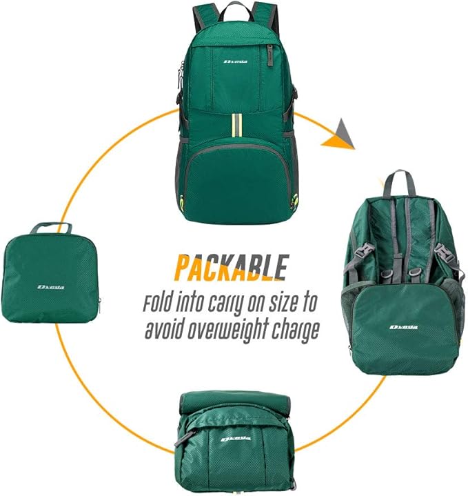 35L Lightweight Packable Backpack Waterproof Durable Hiking Travel Backpack Daypack