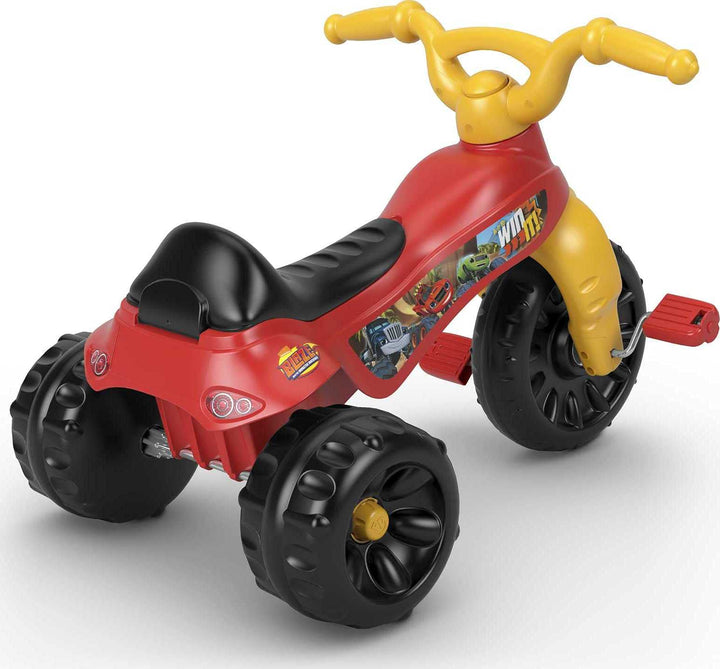 Fisher-Price Toddler Tricycle Blaze and the Monster Machines Tough Trike Bike Outdoor Toy with Storage for Preschool Kids Ages 2+ Years