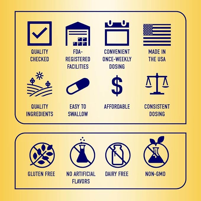 13,000 IU, 5 Capsules Total (5-Week Supply) [Packaging May Vary]