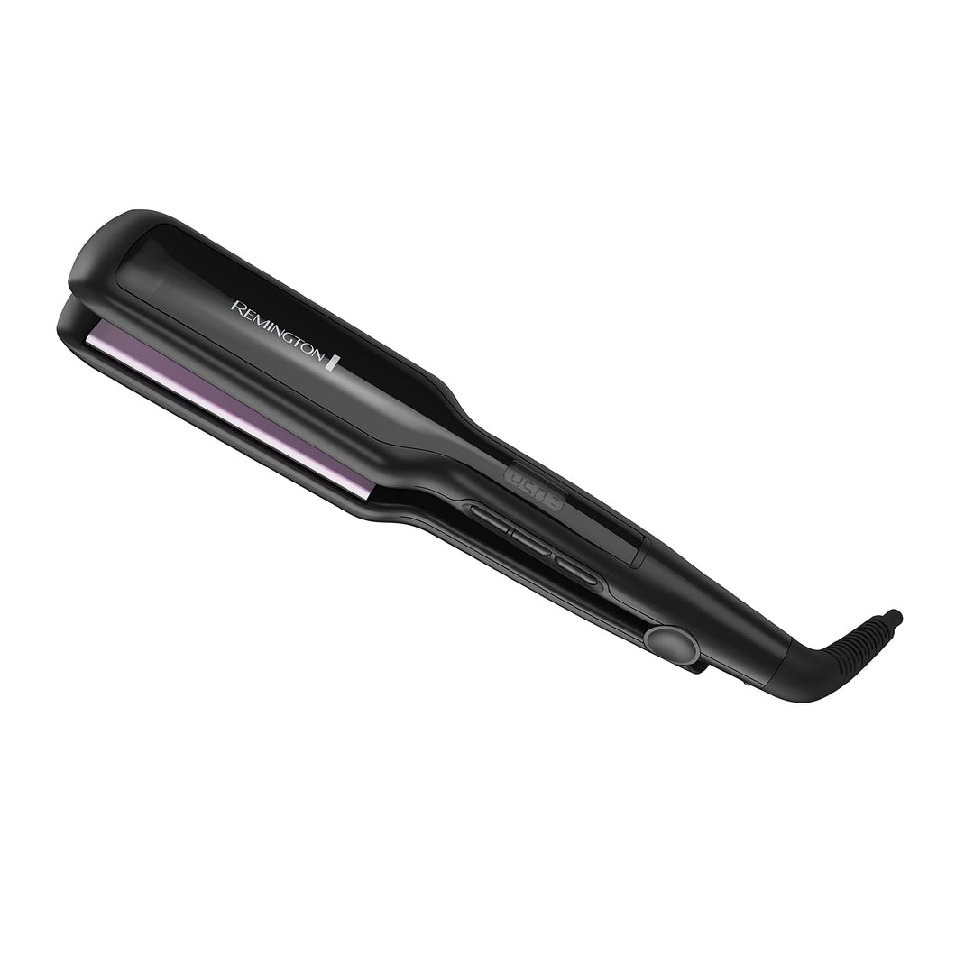 Remington 1 3/4'' Flat Iron, Hair Straightener With Anti-Static Technology, 30-Second Heat Up & 60 Minute Auto Shut-Off, 30% Lon