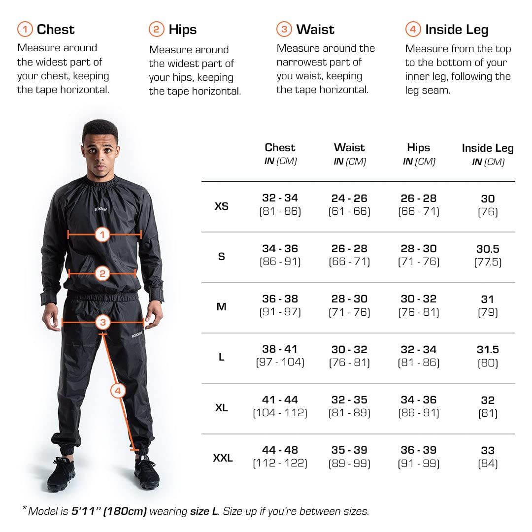 BOXRAW Hagler Professional Sauna Suit Top & Bottoms Non Rip Sweat Suit Boxing MMA Training Gym (Green - XL)