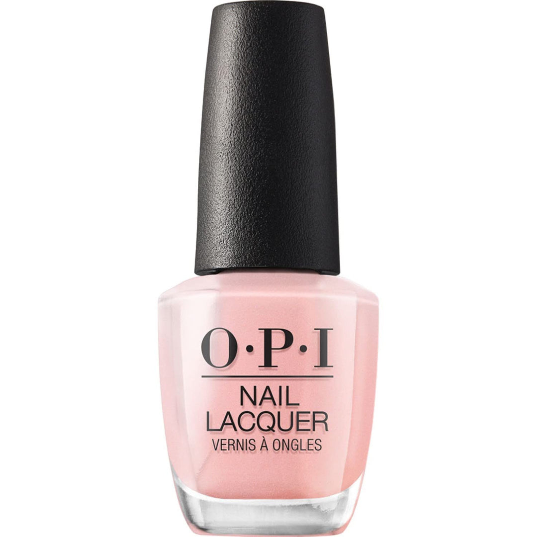 OPI Nail Lacquer Rosy Future | Sheer Soft Pink Crème Chip Resistant Nail Polish | Vegan, Fast Drying, Streak Free