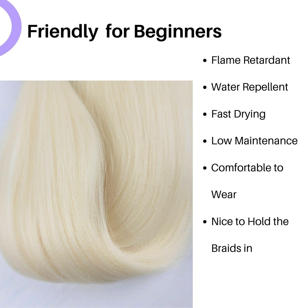 Blonde Braiding Hair Pre Stretched Knotless Braids Hair Extension 28 Inch Fake Blonde Hair for Braiding