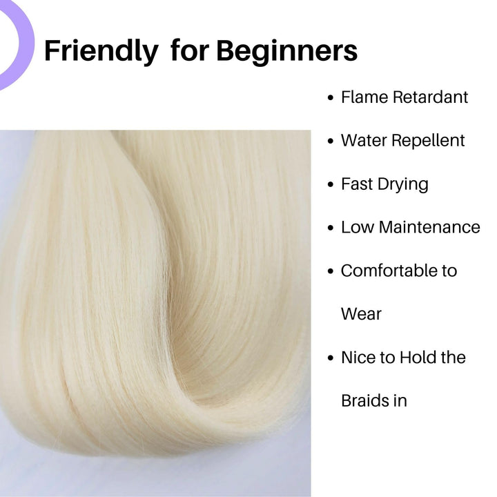 Blonde Braiding Hair Pre Stretched Knotless Braids Hair Extension 28 Inch Fake Blonde Hair for Braiding