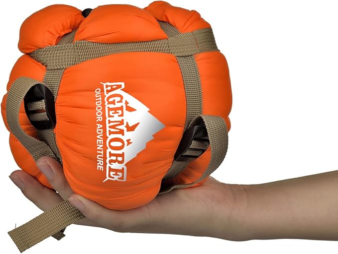 AGEMORE Ultralight Warm Weather Envelope Sleeping Bag, Lightweight Waterproof Compact Sleeping Bag, for Spring Summer & Fall, 75’’L X 30’’W Fit for Kids Teens Or Adults Outdoor Camping & Backpacking