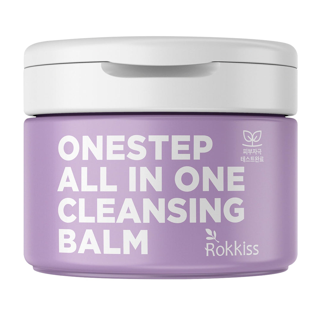 ROKKISS One Second Cleansing Balm (5.1fl oz) - Heavy Makeup Removal, Gentle, Moisturizing. Waterproof, Eye, Mascara, Lipstick Remover. Korean Skin Care. Cruelty-Free.