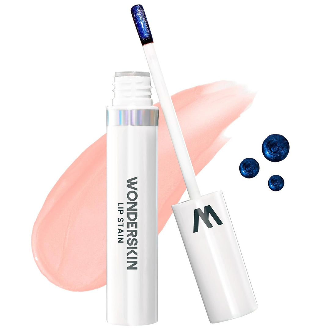 Wonderskin Wonder Blading Lip Stain Masque | Waterproof Pink Tint, Matte Finish