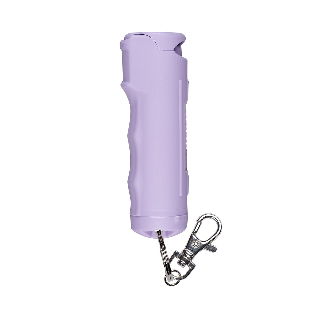SABRE Pepper Gel with Fast Flip Top, Maximum Strength OC Spray, Snap Clip for Easy Carry and Fast Access, Finger Grip for More Accurate and Faster Aim, UV Marking Dye, 0.54 fl oz, Easy to Use Safety