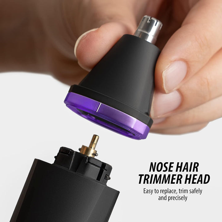 Electric Body Hair Trimmer | Waterproof Groomer for Men & Women | USB Rechargeable