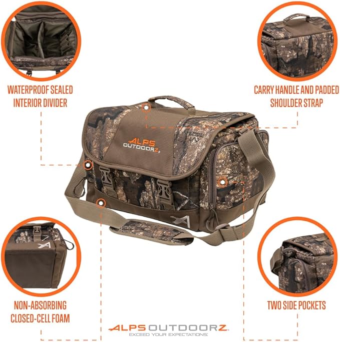 ALPS OutdoorZ Floating Blind Bag - Waterproof Hunting Backpacks for Men, with Non-Absorbing Foam, Interior Divider, Choke Tube Sleeves & Padded Carry Handle