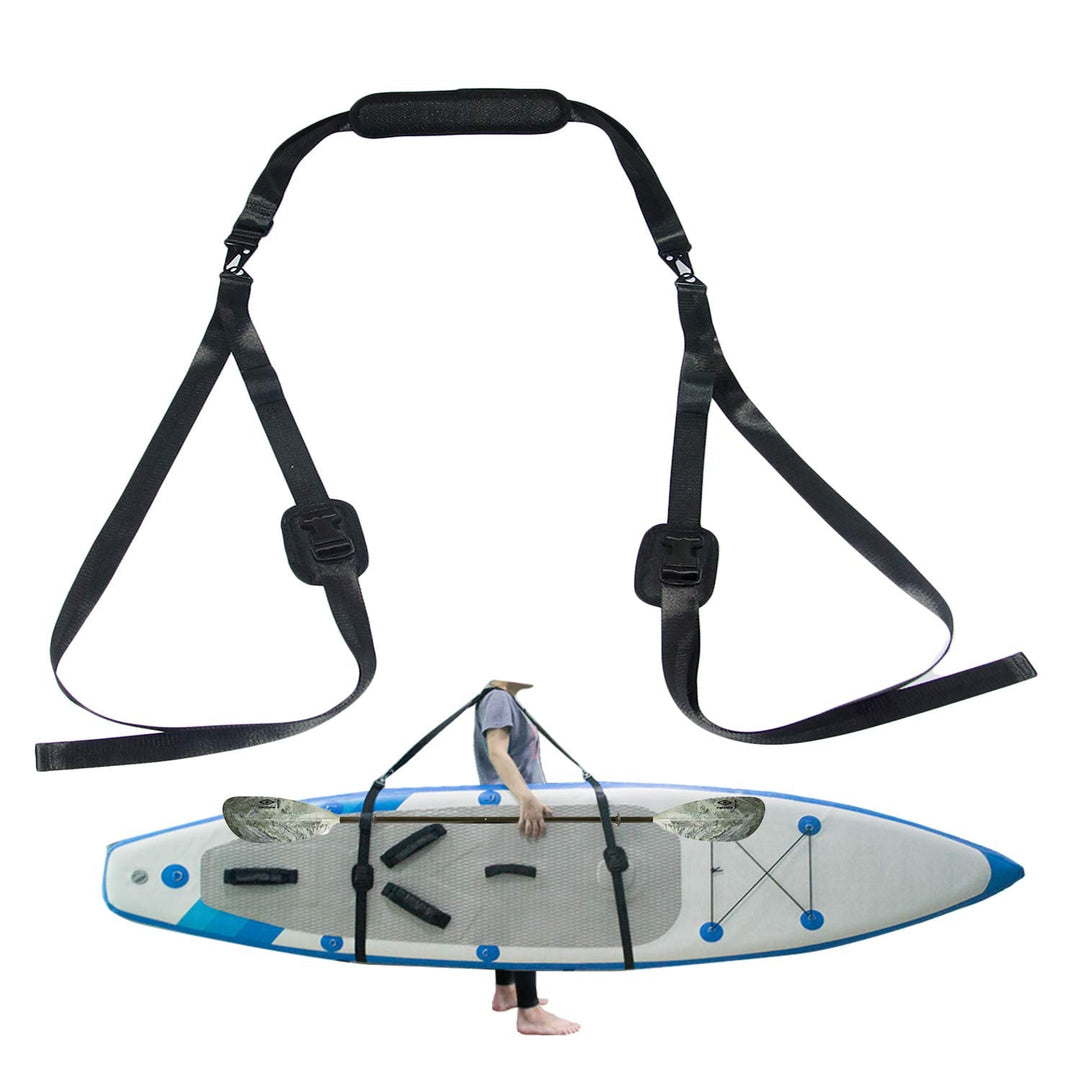 Adjustable Kayak SUP Carry Strap Multi-Use Shoulder Strap for Surfboard Stand Up Paddleboard Canoe Longboard Carry Belt Paddle Board Accessories