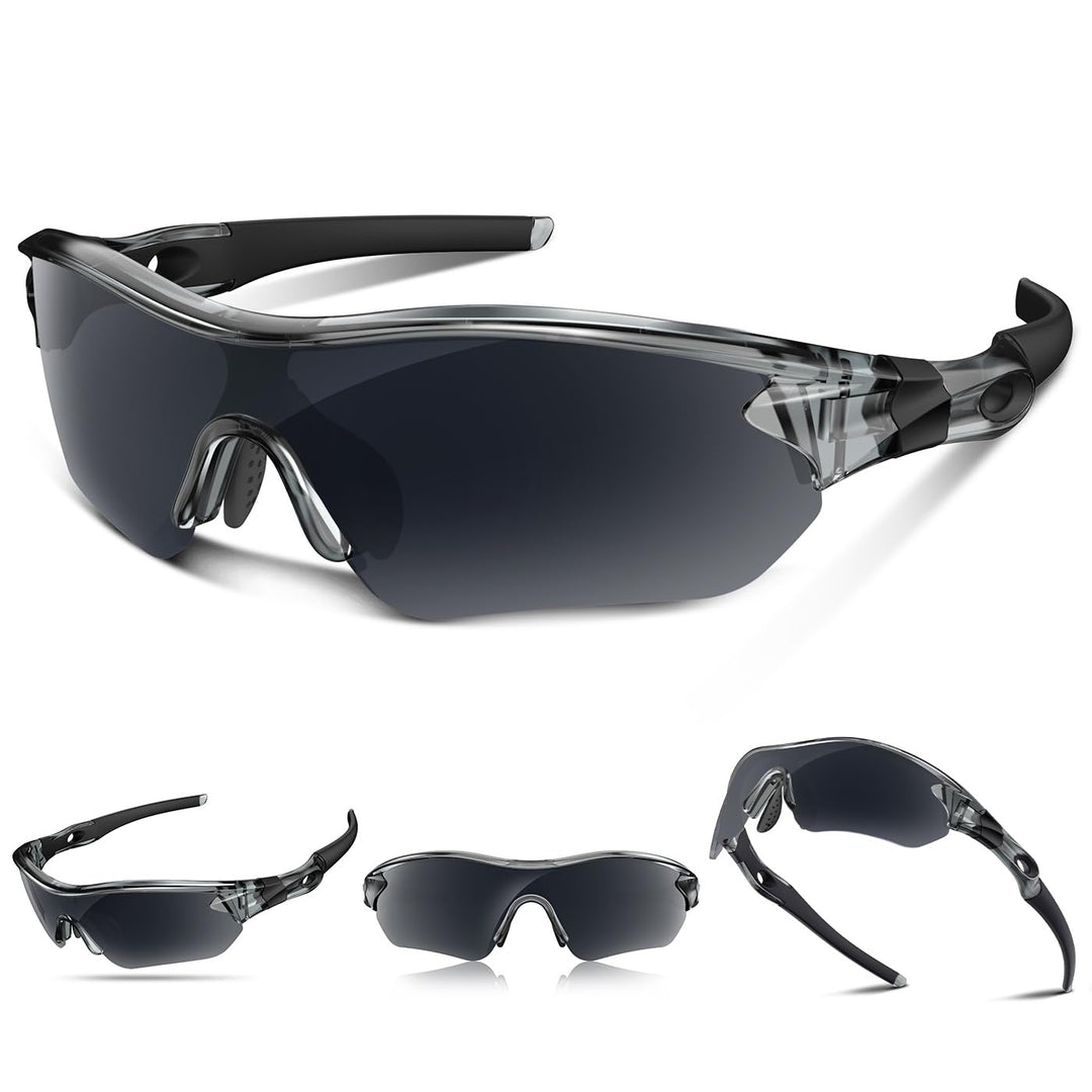 Polarized Sports Sunglasses for Men Women Youth Baseball Running Fishing Tennis Golf Cycling Driving Motor TAC UV400 TR90