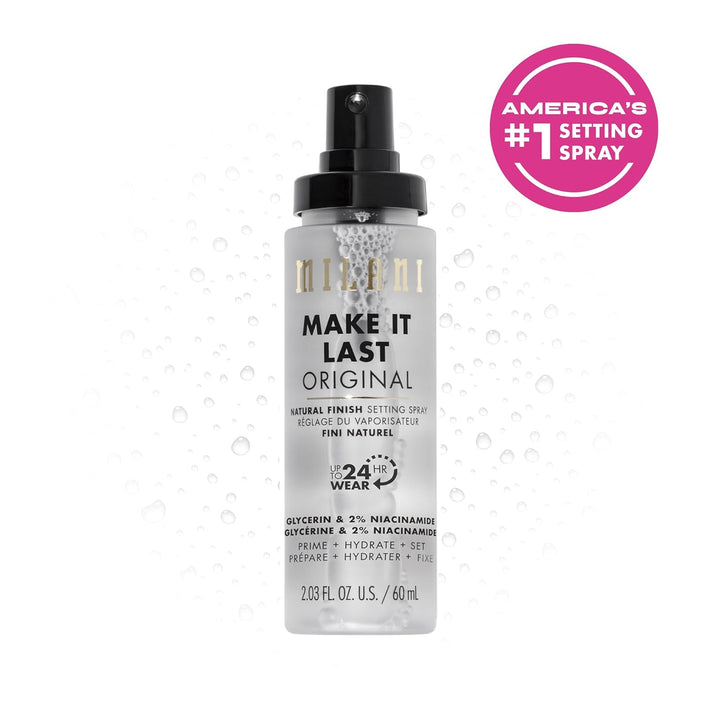 Milani Make It Dewy Setting Spray | 3-in-1 Hydrating & Illuminating Formula