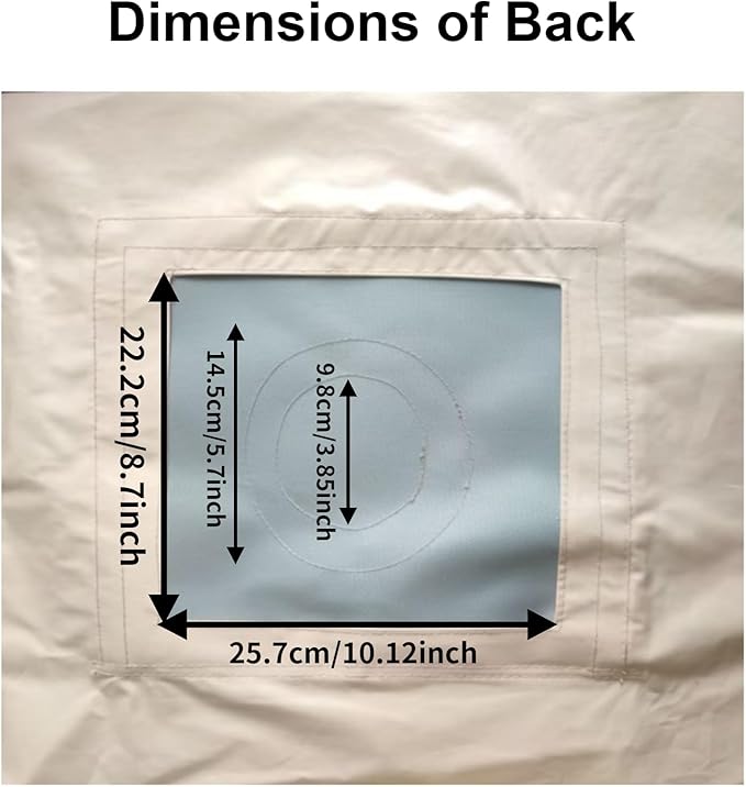 DANCHEL OUTDOOR Stove Jack Kit for Tent with Rain Flap Cover for Dia. 4''/5.85'', Fire Resistant Wood Stove Hole for Canvas Tent Hot Tent Chimney, Side Wall A/C 4 Season