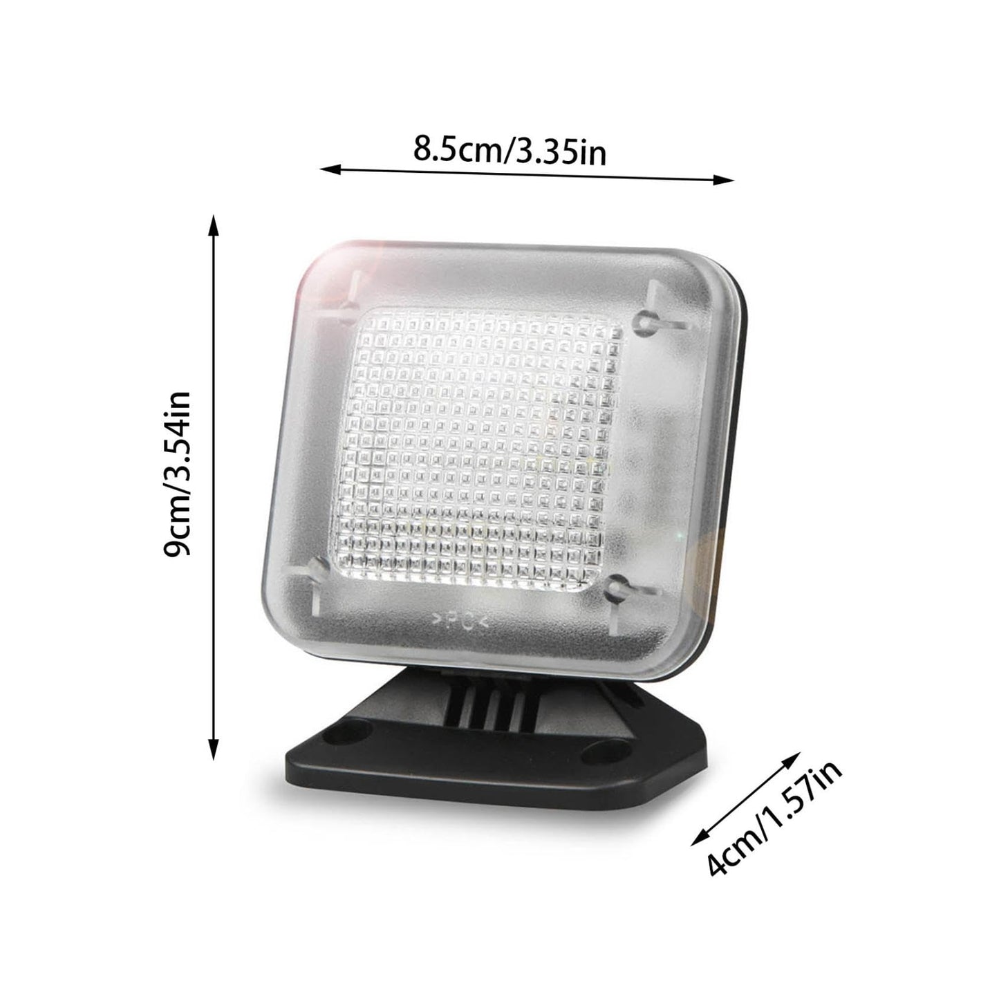 LED Lamp Fake TV Simulator Light, Anti-Burglar TV Light with 4 Modes, Deter Intruders - Timer & Dusk Sensor Night Security Lights for Home Security Burglary Protection (White)