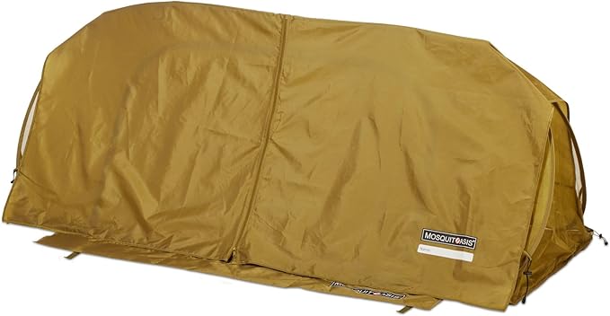 Awesome MosquitOasis Super-Deluxe Pop-Up Mosquito Net Tent for Summer Camps and Camping
