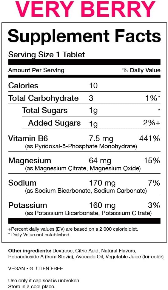 Very Berry All Natural Hydration & Kidney Health Supplement to Combat Calcium Oxalate Crystal Formation, 80 Tablets