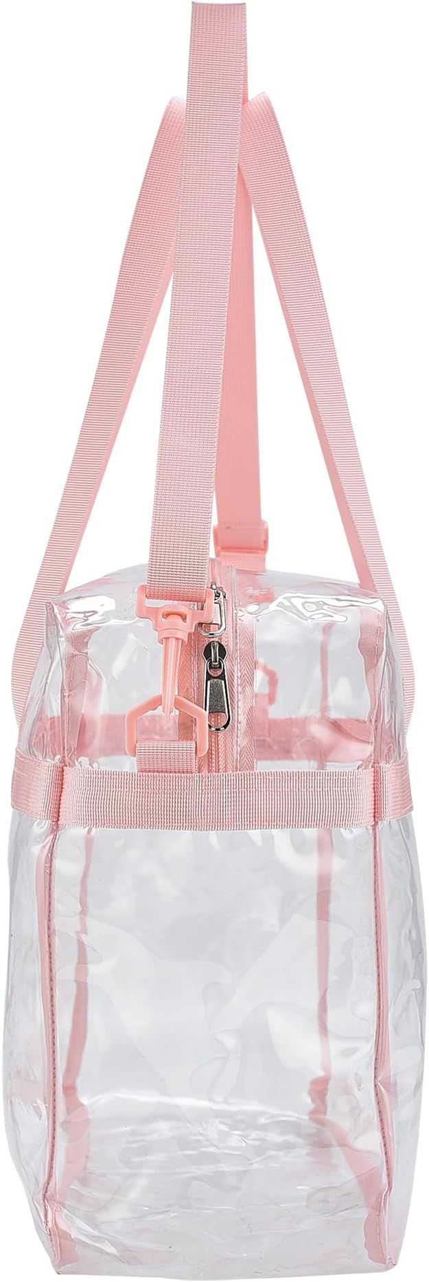 USPECLARE Clear Tote Stadium Approved, Security Travel & Gym Clear Bag for Work Sports Games Concerts