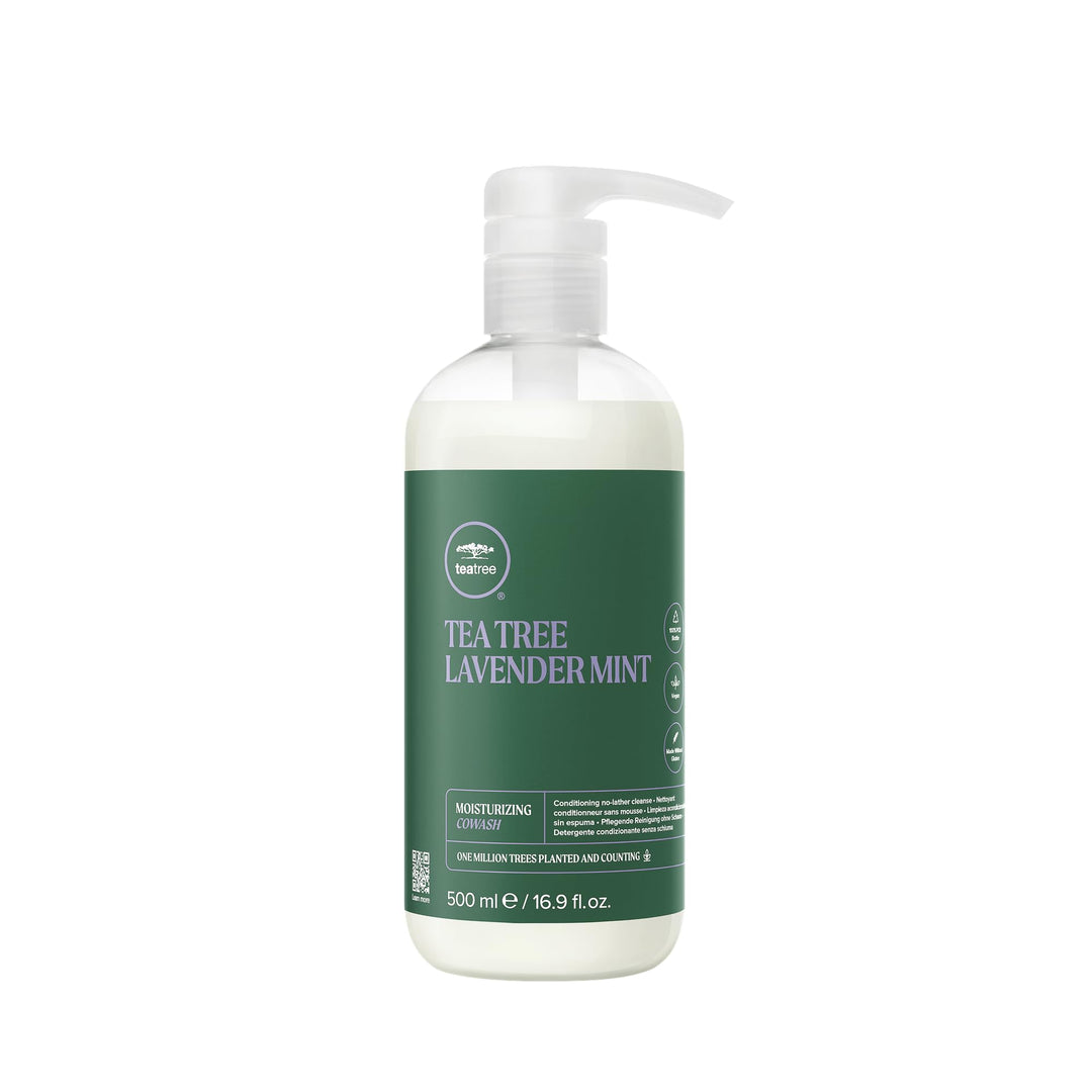 Tea Tree Lavender Mint Moisturizing Cowash, Cleansing Conditioner, For Coarse, Curly + Dry Hair, 16.9 Fl. Oz.