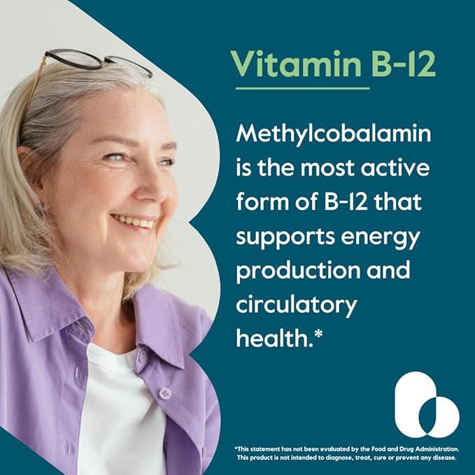 BESTVITE Vitamin B12 (Methylcobalamin) 5000mcg (240 Vegetarian Capsules) (Methyl B12) - No Stearates - Vegan - Non GMO - Gluten Free