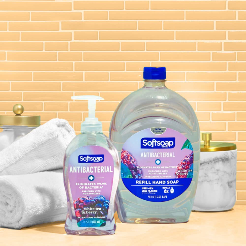 Antibacterial Soap Refill 50 Oz | Crisp Clean Scent | Pack of 2
