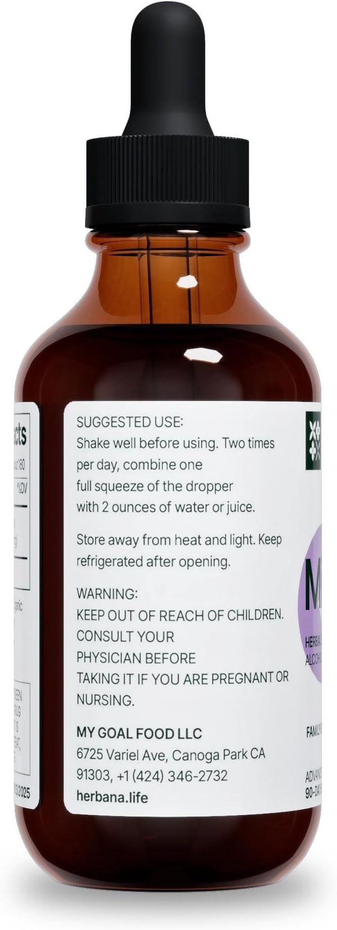 Milk Thistle 4 fl oz Liquid Extract - Natural Liver Support Drops - Cleanse and Detox Herbal Supplement - Silybum Marianum Tincture for Man & Woman - Family Size - High Potency - 90-Day Supply